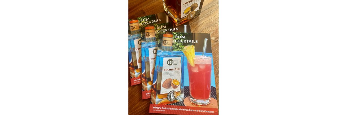 Jetzt auch gedruckt: der neue Cocktail-Flyer mit Rum-Cocktails der Rum Company! - 