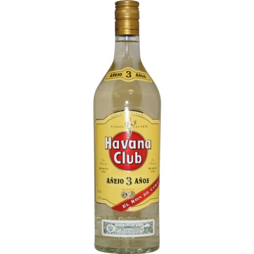 Havana Club 3 Jahre Rum 1,0l
