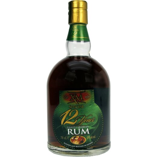 XM Special Finest Caribbean Rum 12 Years Old
