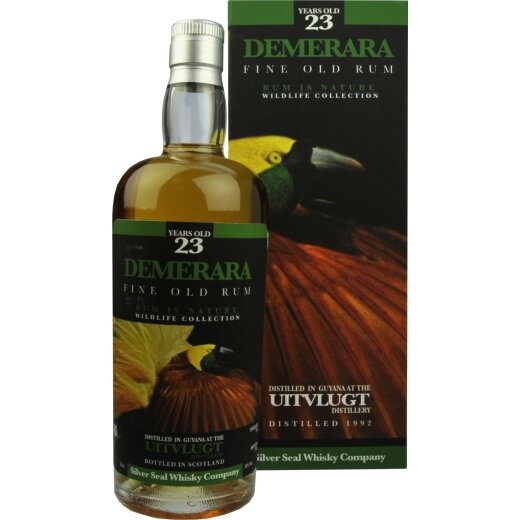 Silver Seal Uitvlugt Demerara Rum  23 YO