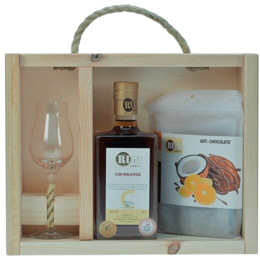 Rum Company Geschenkset Schokolade und Cocorange