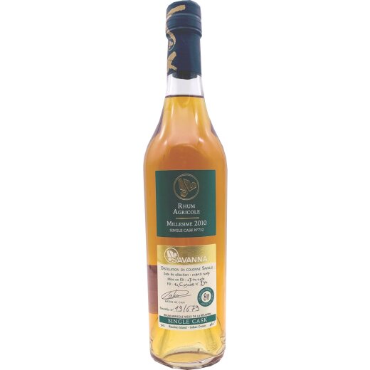 Savanna Rhum Vieux Agriclole Single Cask 8 YO 2010/2019/ 0,5 l