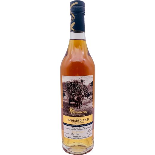 Savanna Rhum Vieux Extra Old Unshared Cask / 0,5 l