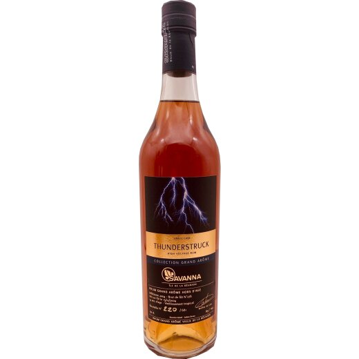 Savanna Collection Rhum Vieux Grand Arome Thunderstruck 14  YO / 0,5 l