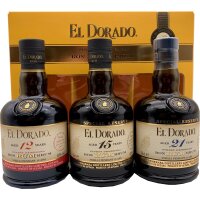 El Dorado Rum Collection Giftset (12 YO/ 15 YO / 21 YO)