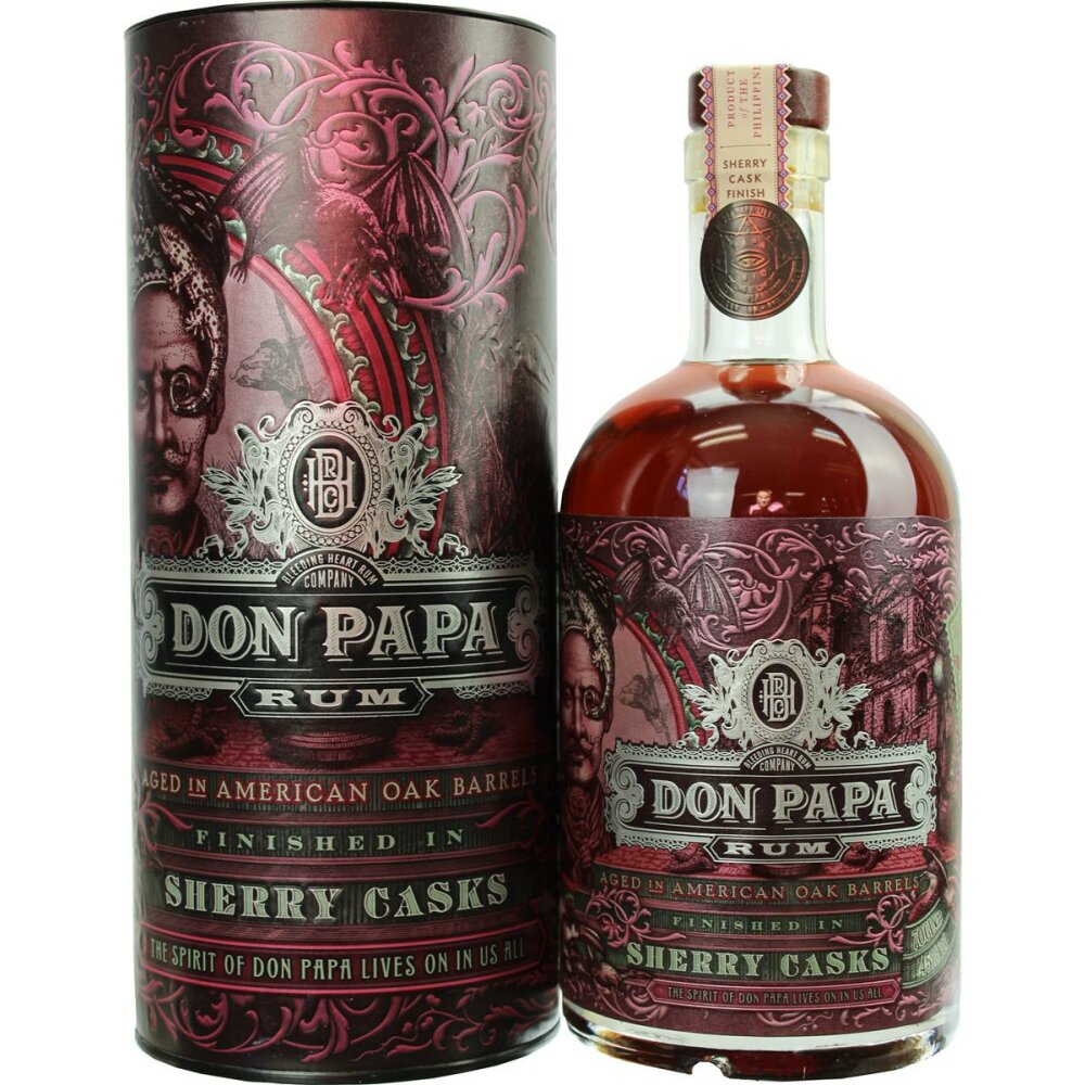 Don Papa Rum Sherry Cask GB + 0,7ll 45% günstig kaufen