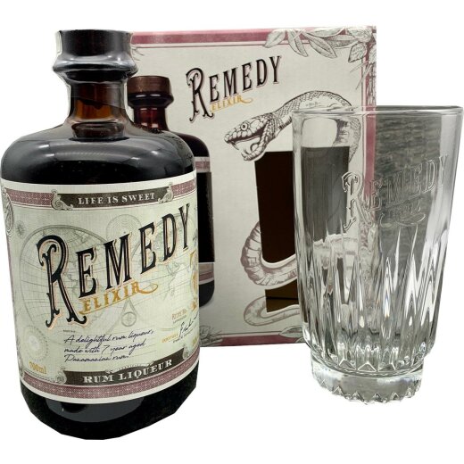 Remedy Elixir Geschenkbox mit Highball Glas