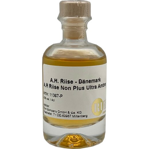 A.H Riise Non Plus Ultra Ambre dòr Excellence/ 4 cl...