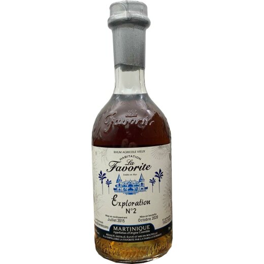 La Favorite Rhum Agricole Vieux Cuvee Exploration 2015 No. 2