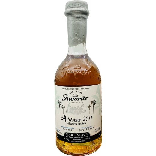 La Favorite Rhum Agricole Vieux Hors d´Age Millesime 2011