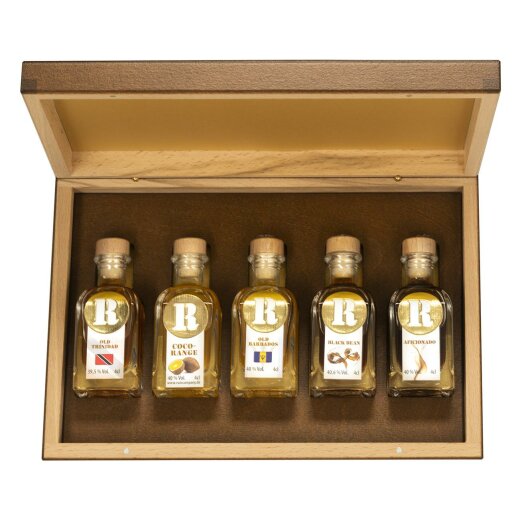 Rum Company Geschenkbox mit 5 Probierfläschchen 4 cl