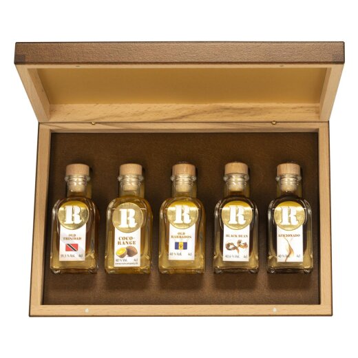 Rum Company Geschenkbox mit 5 Probierfläschchen 4 cl