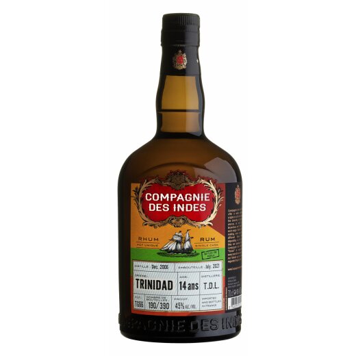 Compagnie des Indes Rum Trinidad T.D.L Distillery