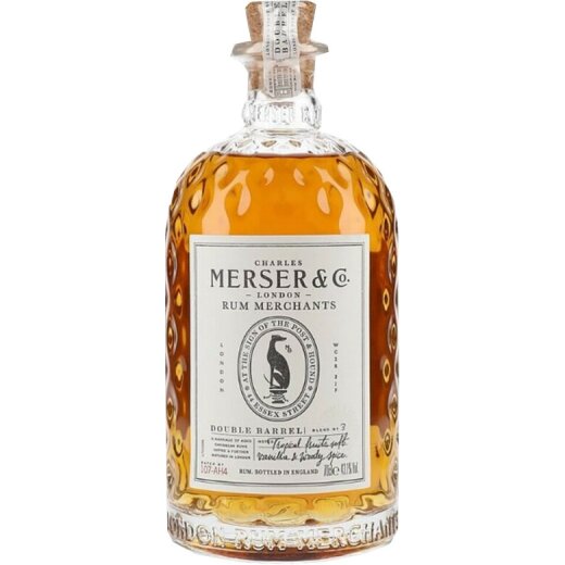 Charles Merser & Co. London Rum Merchants Double Barrel