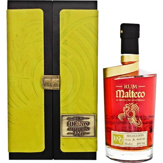 Malteco Seleccion 1990 0,7L Wooden Box