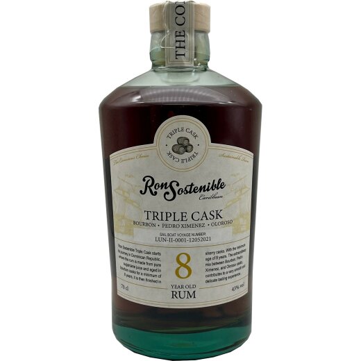 Ron Sostenible Triple Cask 8 YO