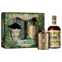 Don Papa Baroko mit Flachmann