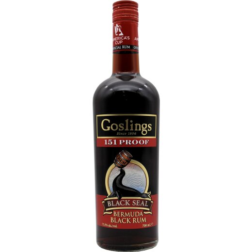 Goslings Black Seal 151 Proof Dark Rum