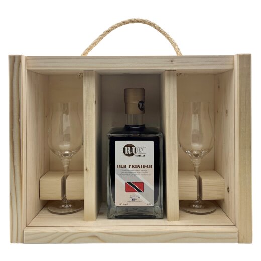 Individuelle Geschenkbox 1 x 0,5l / 0,7l + 2 Gläser