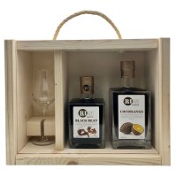 Individuelle Geschenkbox 2 x 0,5l / 0,7l + 1 Glas