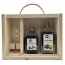 Individuelle Geschenkbox 2 x 0,5l / 0,7l + 1 Glas