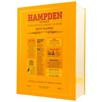 Hampden HLCF Classic - Pure Single Jamaican Rum 60% in Buch + 2 Gläser