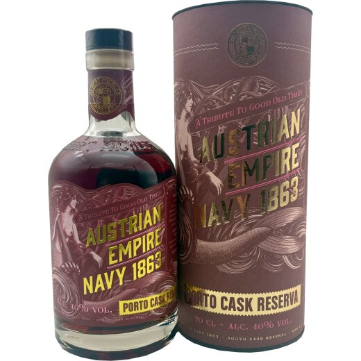 Austrian Empire Navy Rum Reserve 1863 Porto Cask