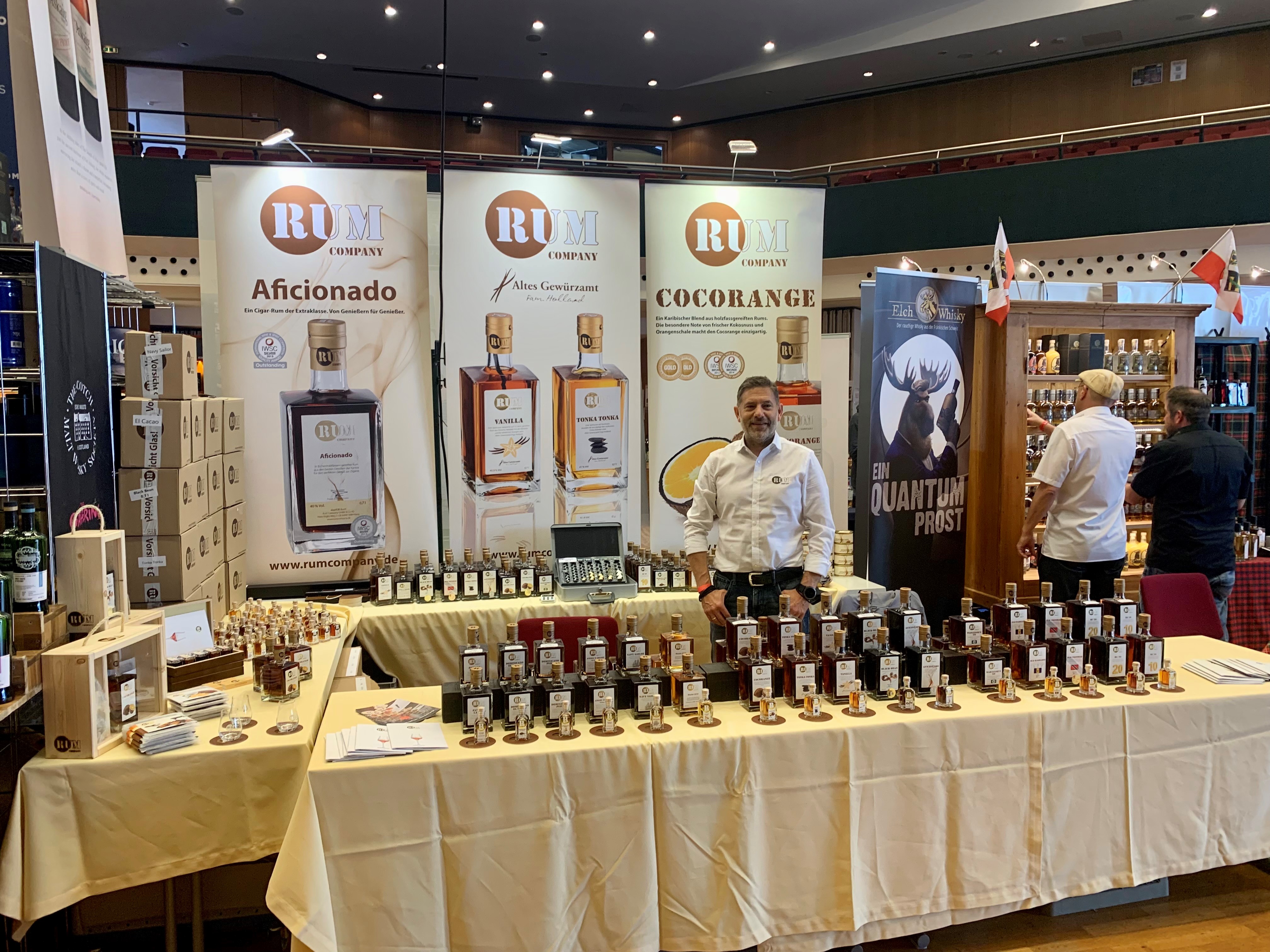 Messestand auf der Whiskyfair Limburg 2022