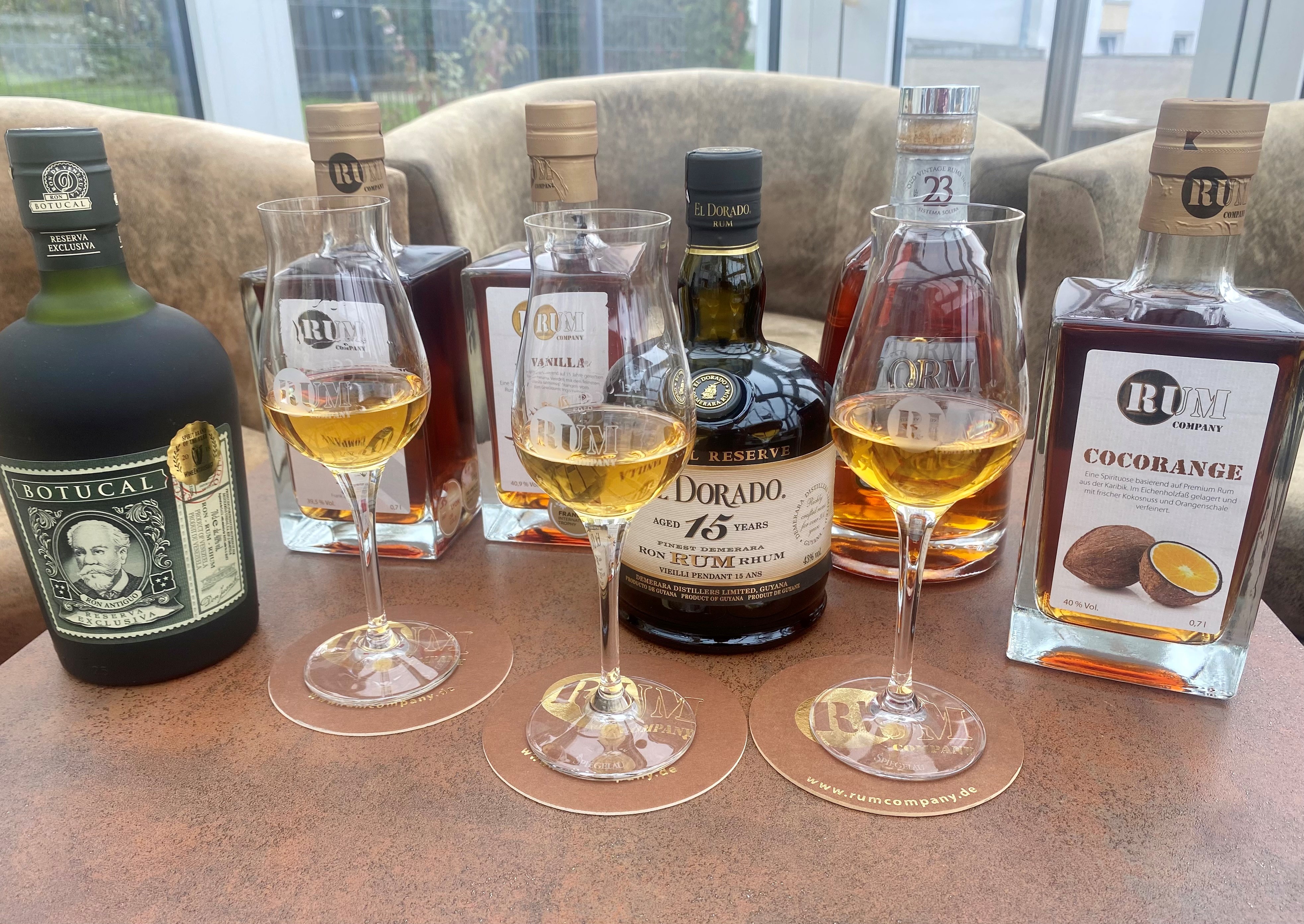 Rum-Tasting in Miltenberg in der Lounge der Rum Company