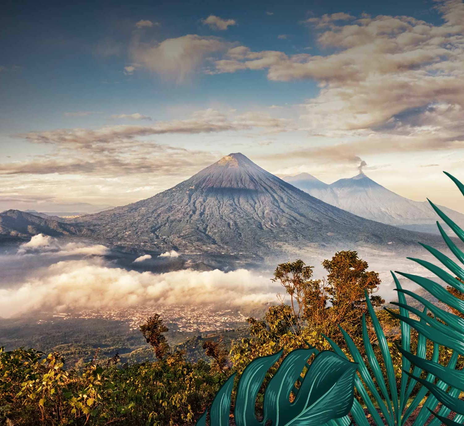 Vulkan in Guatemala
